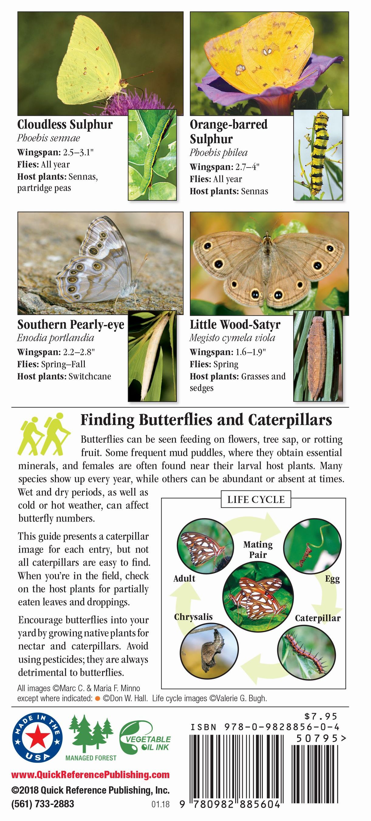 Butterflies Of Central Florida Quick Reference Publishing Retail 5942